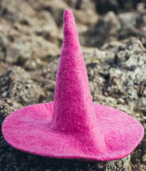 Kinder Hexenhut "Dolores" -  pink